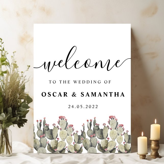 Poster Cactus Verde Moderno (Criador carregado)