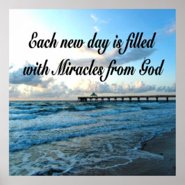 PÔSTER CADA DIA É UM MILAGRE DE DEUS