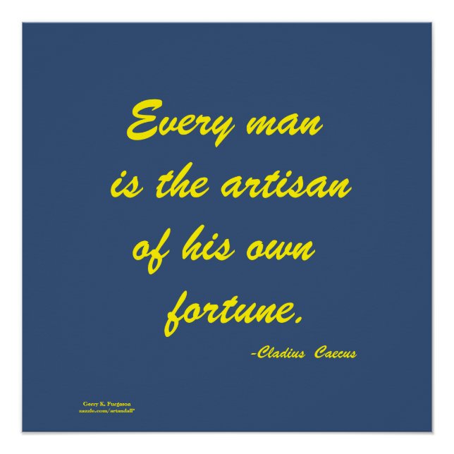 PÔSTER CADA HOMEM (Frente)