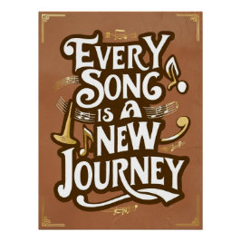 Pôster Cada Música É Uma Nova Jornada