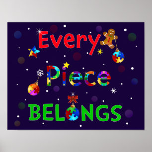 Poster Cada Pedaço Pertence ao Natal