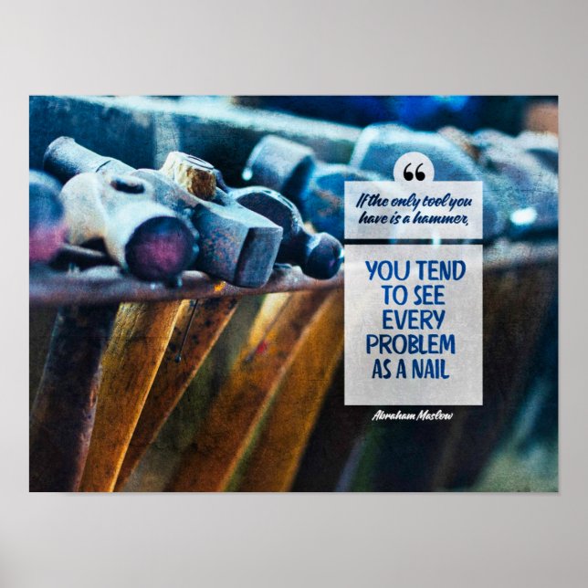 Poster Cada Problema Como Um Prego (Frente)