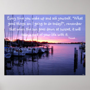 Pôster Cada vez que você acorda e pede…