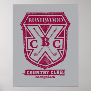 Poster Caddyshack Bushwood Country Club Crest