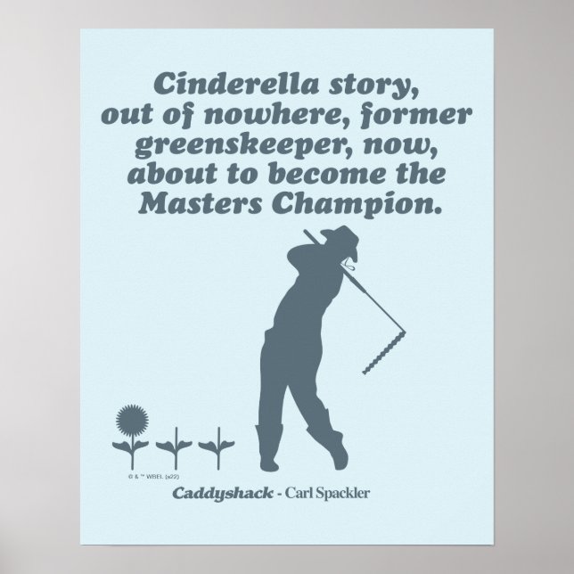 Poster Caddyshack | História Cindrella (Frente)