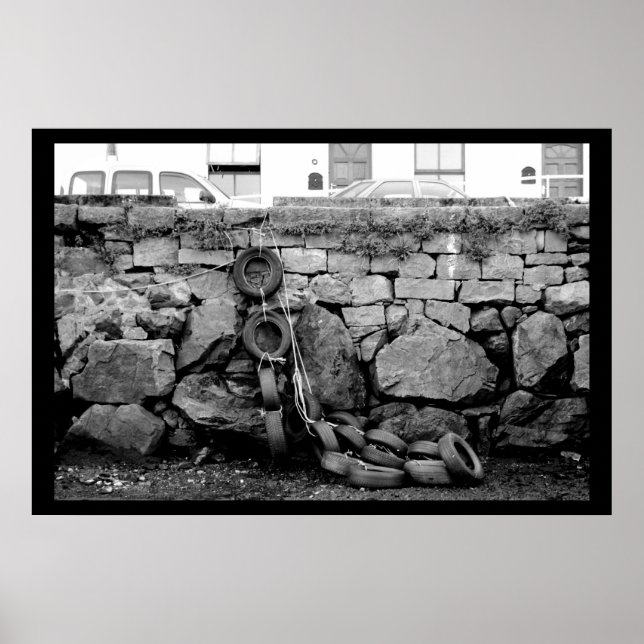 Pôster Cadeia de pneus (Frente)