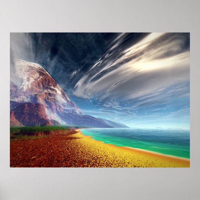 Poster Cadeia de Tempo de 500 Milhões de Anos (Frente)