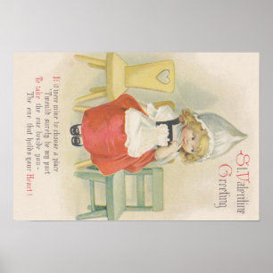 Poster Cadeias De Meninas Neerlandesas Cuecas