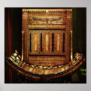 Pôster Cadeira cerimonial de Tutankhamun