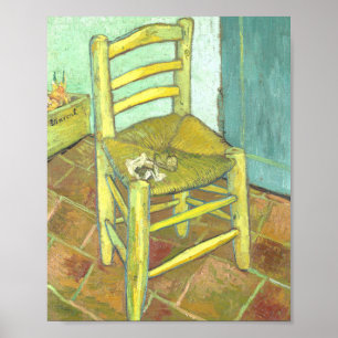 Poster Cadeira de Vincent van Gogh (1888) 