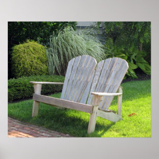 Pôster Cadeira em Ocean Grove NJ / Jersey Shore