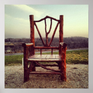 Poster Cadeira Solitária