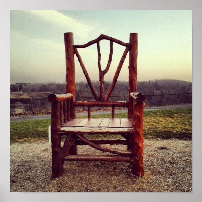 Poster Cadeira Solitária (Frente)