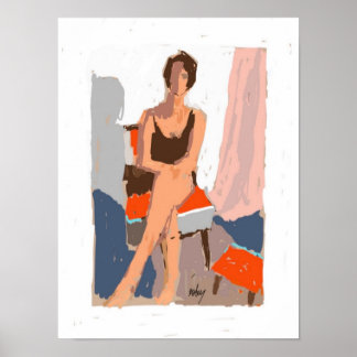 Poster Cadeira Vermelha