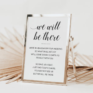 Poster Cadeiras Memoriais de Casamento Estaremos Lá