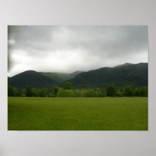 Poster Cades Cove, Montanhas Enfumaçados Excelentes NP,