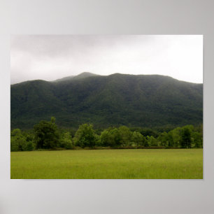 Poster Cades Cove, Montanhas Enfumaçados Excelentes NP,