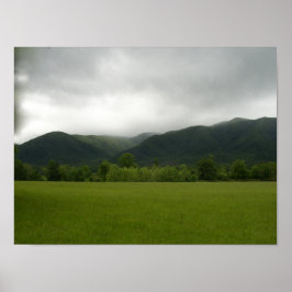 Poster Cades Cove, Montanhas Enfumaçados Excelentes NP, T