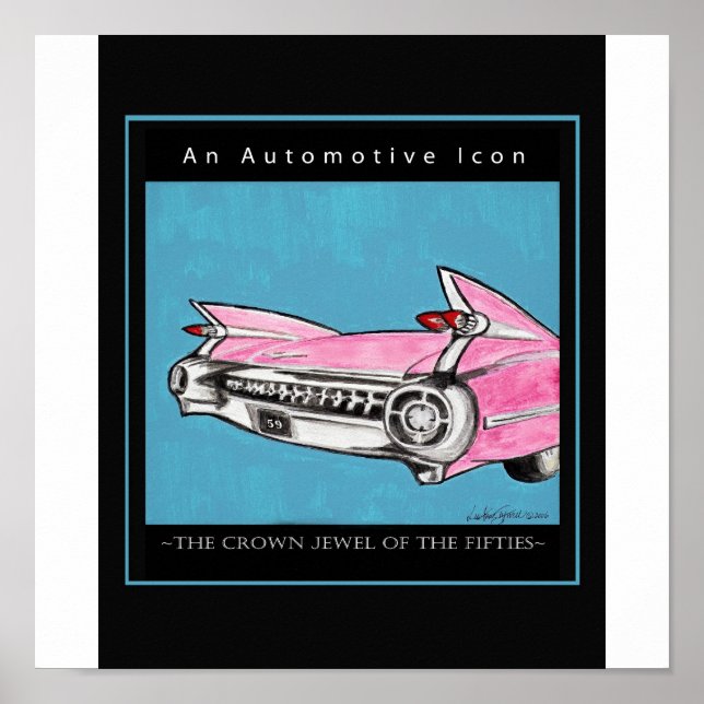 Pôster cadillac 1959 (Frente)