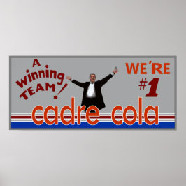 Poster Cadre Cola - Equipe vencedora - ICS