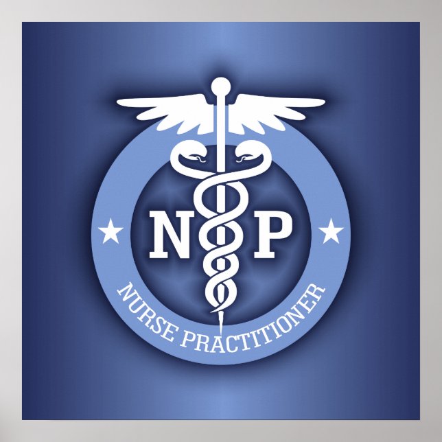 Poster Caduceus NP (azul) (Frente)