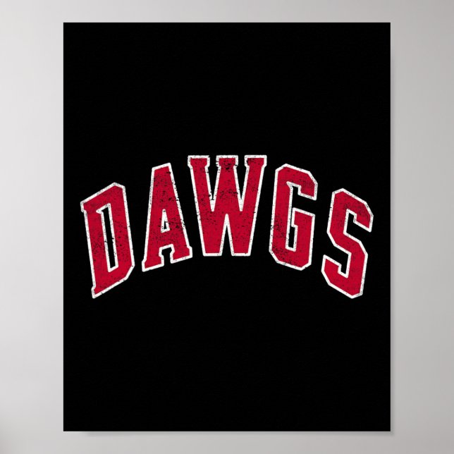 Poster Cães Antigos Cachorro Engraçado Espírito Escolar D (Frente)