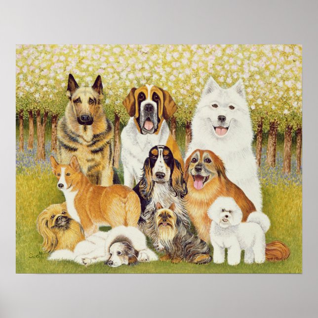 Poster Cães em maio (Frente)