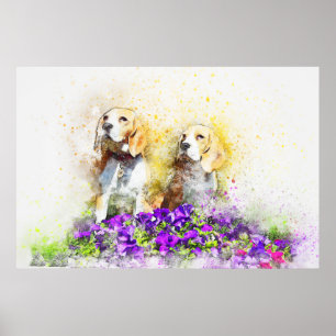 Poster Cães Gêmeos