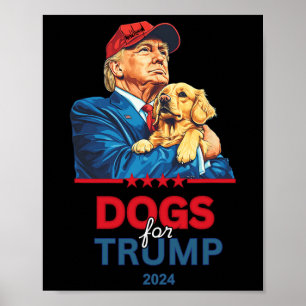 Poster Cães Para Trump Trump