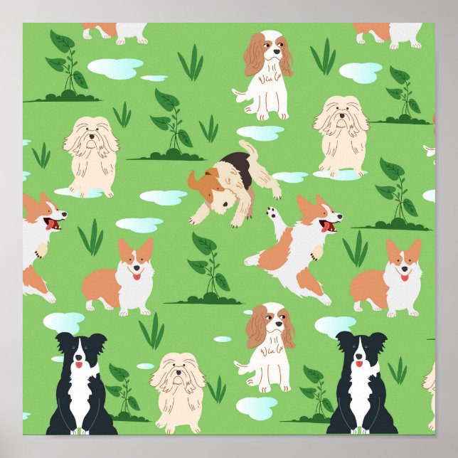 Poster Cães Rabiscam (Frente)