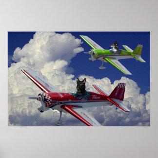 Poster Cães voadores 4