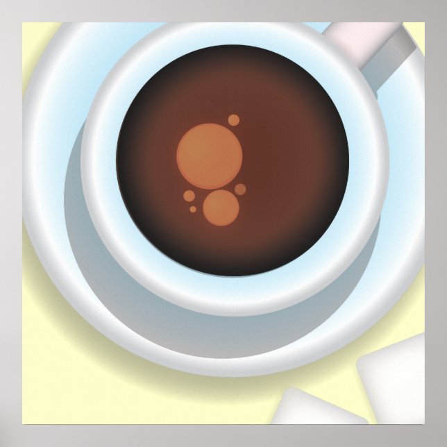 Pôster Café (Frente)
