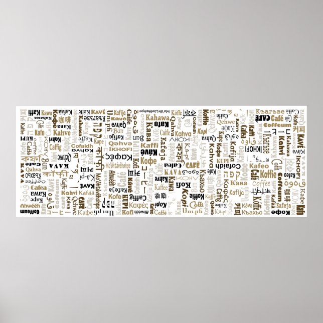 Pôster Café (Frente)