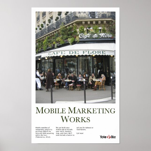 Pôster Café (Frente)