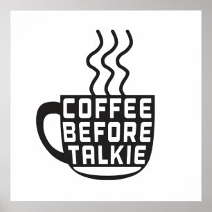Pôster Café antes do Talkie