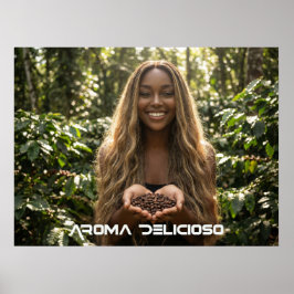 POSTER CAFÉ - AROMA DELICIOSO