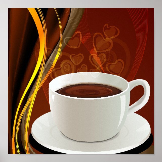 Pôster Café Art (Frente)