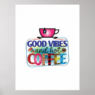 Poster Café Arte Boas Víblias E Café Quente