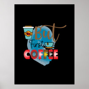 Poster Café Arte Mas Primeiro Café 2