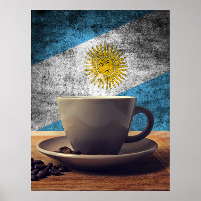 Poster Café da Argentina (Frente)