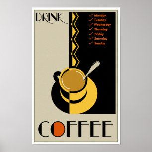 Pôster Café da bebida