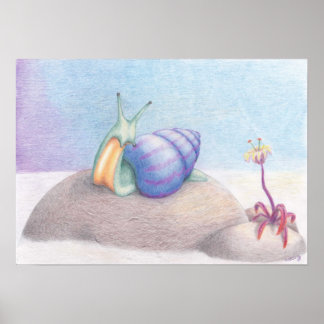 Poster Café da manhã acima das nuvens