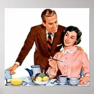 Pôster Café da manhã adorável