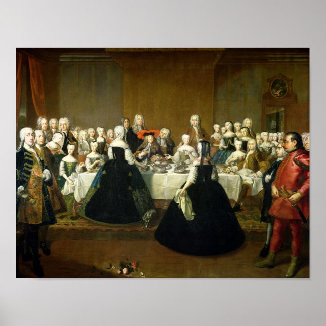 Pôster Café da manhã de casamento (Frente)