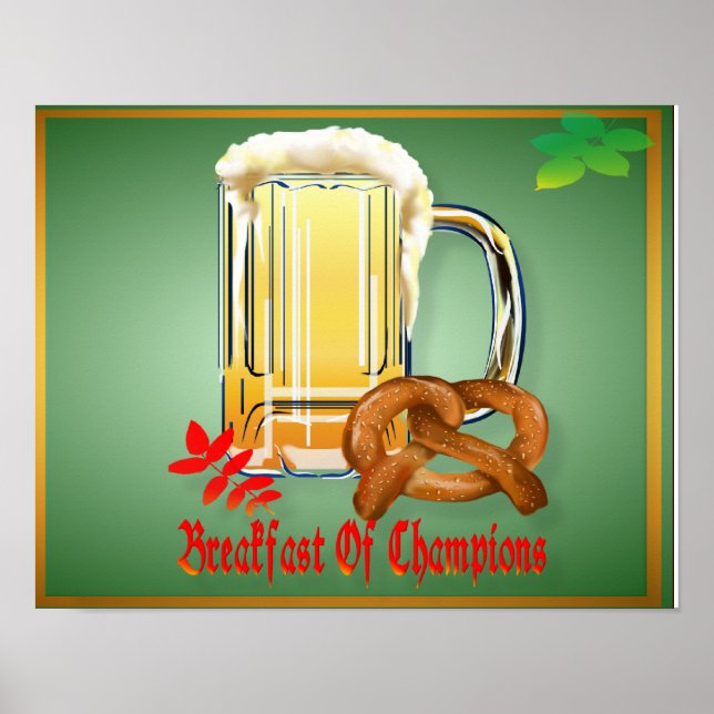Poster Café da Manhã dos Campeões - Happy Oktoberfest Pos (Frente)