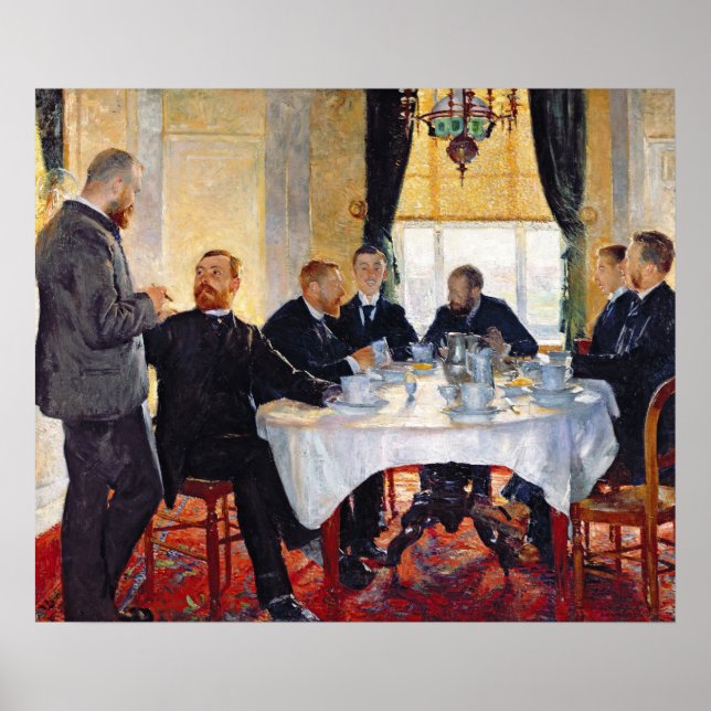 Pôster Café da manhã em Blankenberghe (Frente)