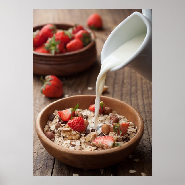 Pôster Café da manhã saudável (Frente)