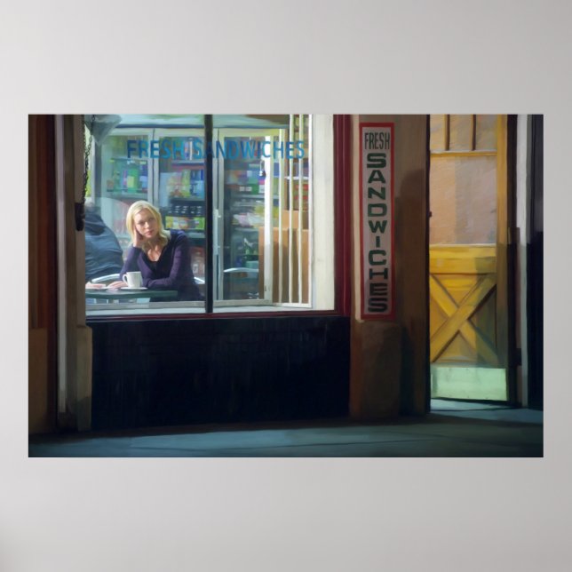 Poster Café da noite (Frente)