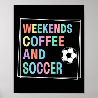 Poster Café de Fim de Semana e Futebol