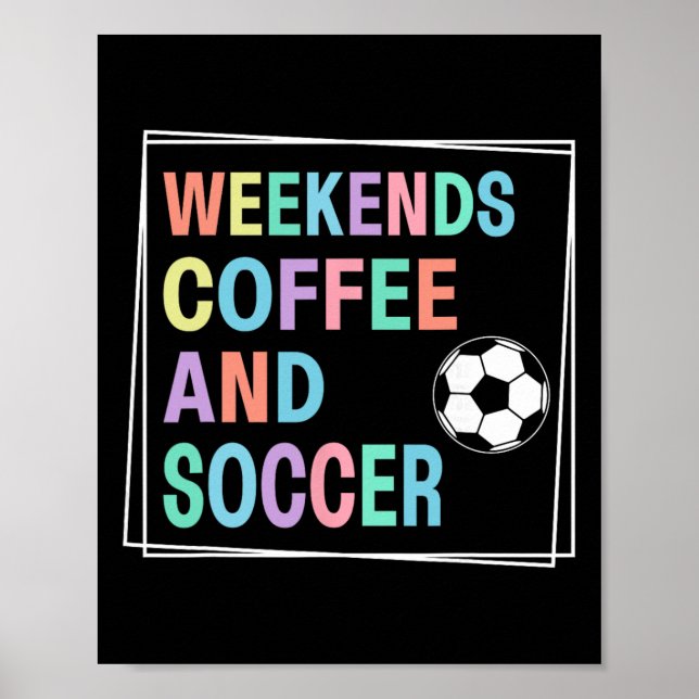 Poster Café de Fim de Semana e Futebol  (Frente)